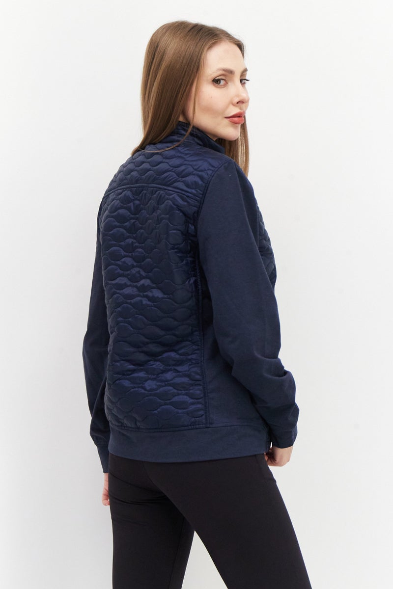 PUMA Women Sportswear Fit Cloudspun Outdoor Jacket, Navy - Image 4
